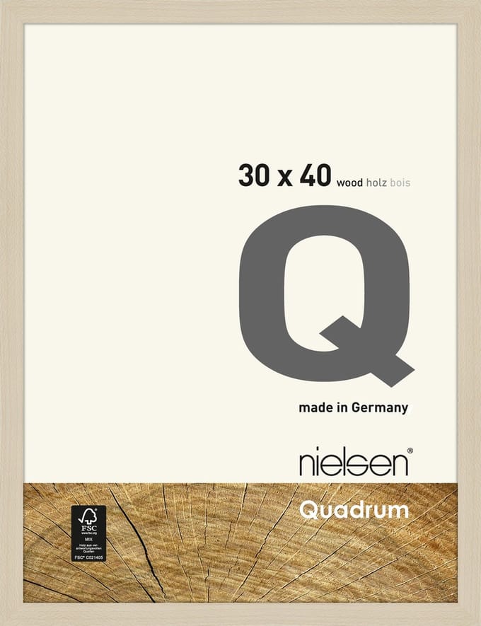 Nielsen Quadrum Houten Wissellijst Maple 30x40cm
