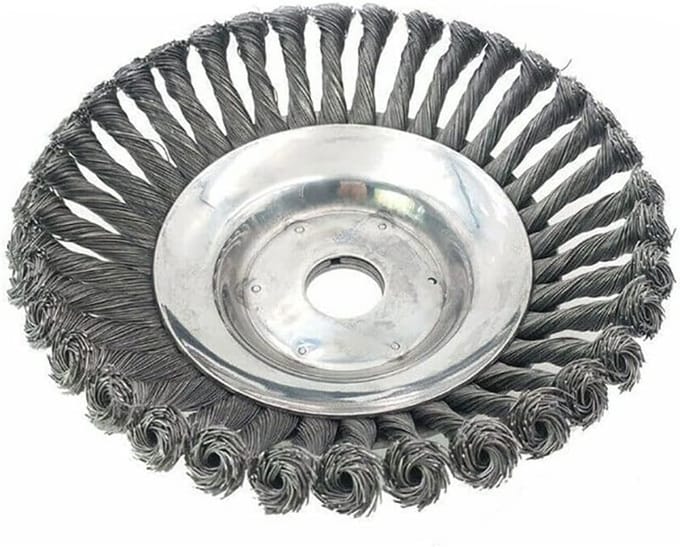 Onkruid Borstel - Staaldraad Trimmer - Gazon Onderhoud - Duurzaam Staaldraad - 200mm Diameter