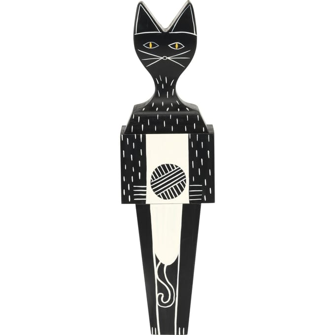 Vitra - Wooden Doll Cat & Dog - Kat - L - bruin