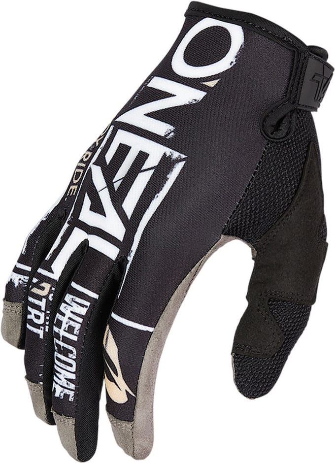 O'NEAL Mayhem Nanofront Attack Zwart Wit Motorcross Handschoenen - Handschoen