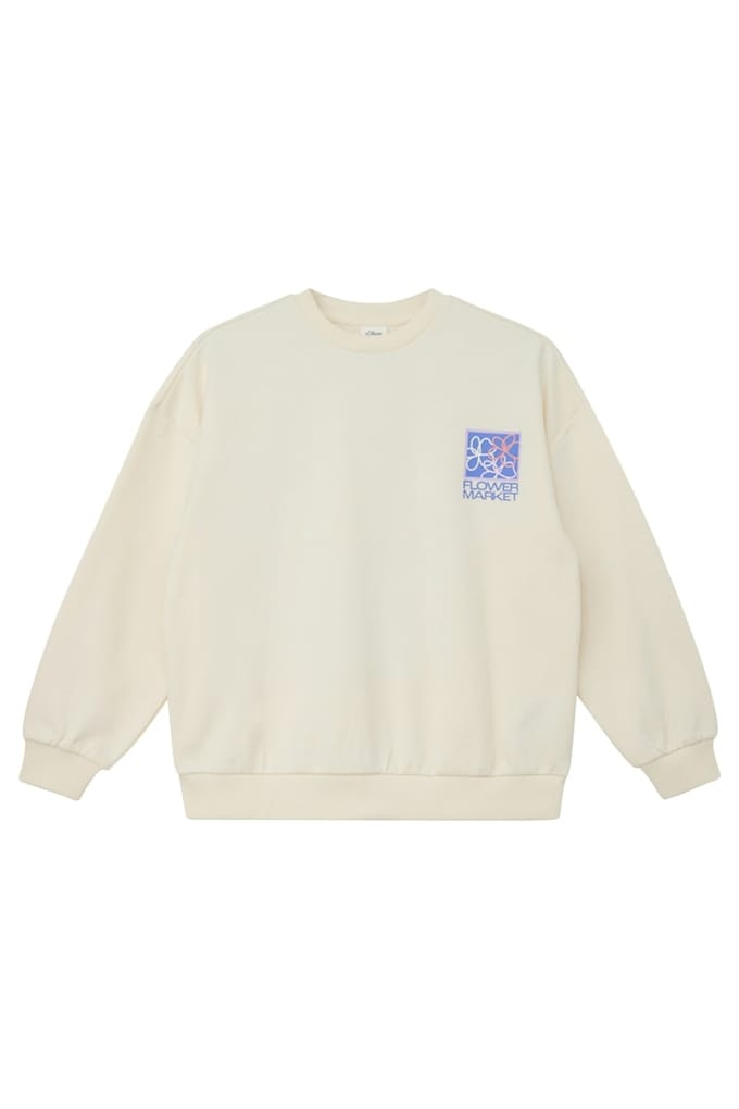 s.Oliver Sweatshirts Offwhite Größe: 146/152 | Strickjacken Outlet | kids | Weiß