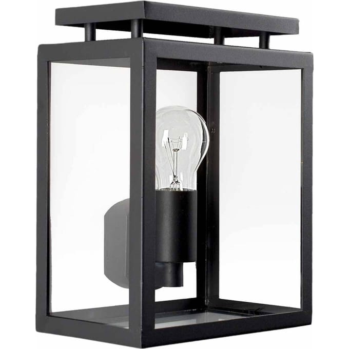 K.S. Verlichting Buitenwandlamp de Vecht, 28 cm, zwart