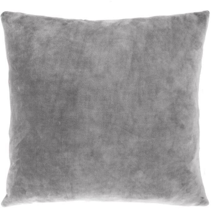 Tiseco Home Studio - Kussen (gevuld) MARSHMALLOW - SET/2 - polyester - teddyvulling - super zacht - Vierkant - 45x45 cm - Lichtgrijs