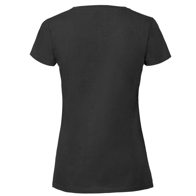 Fruit of the Loom Dames/Dames Iconic 190 T-Shirt (Zwart)