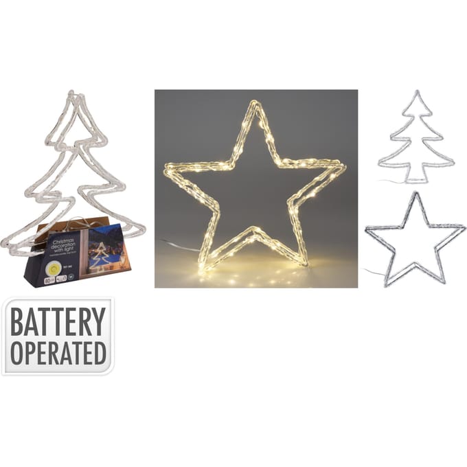 Kerstfiguur met LED assorti
