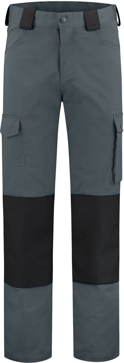 Top Rock Werkbroek WBC6040-006 katoen/poly - Grijs/Zwart - 53