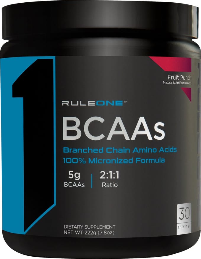 Rule1 R1 BCAA (30serv) Fruit Punch - Aminozuren - BCAA