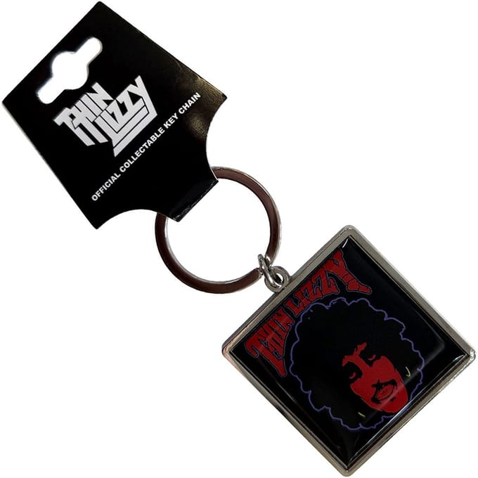 Thin Lizzy Phil & Logo Red - Sleutelhanger