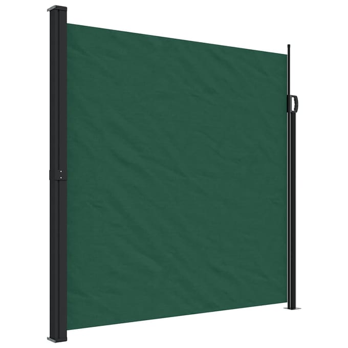 vidaXL - Windscherm - uittrekbaar - 200x300 - cm - donkergroen