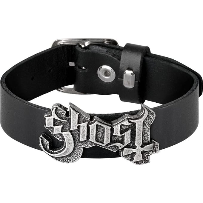 Alchemy Ghost - Logo Polsband - Zilverkleurig/Zwart
