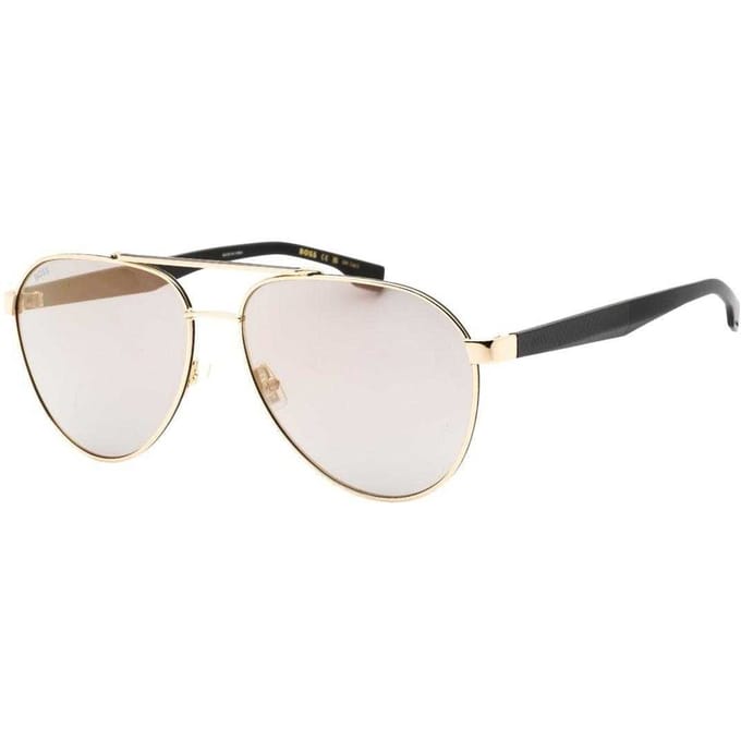 Hugo Boss Gewone zonnebril heren (Zwart/Goud)