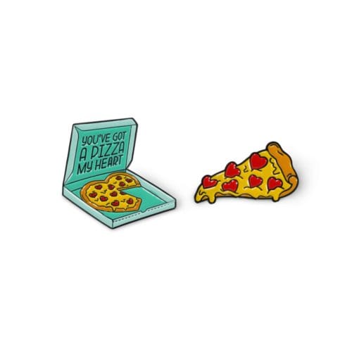 Legami pin set van 2 - pizza