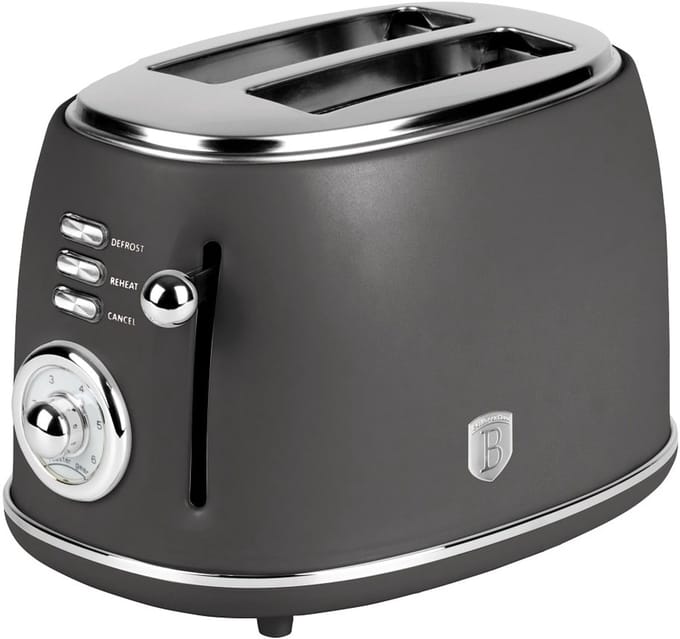 Berlinger Haus 9643 - Broodrooster - Toaster - Antracit Collection - Grijs