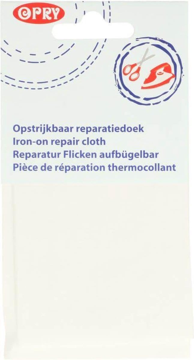 Opry Reparatiedoek OPSTRIJKBAAR 11X25CM Wit