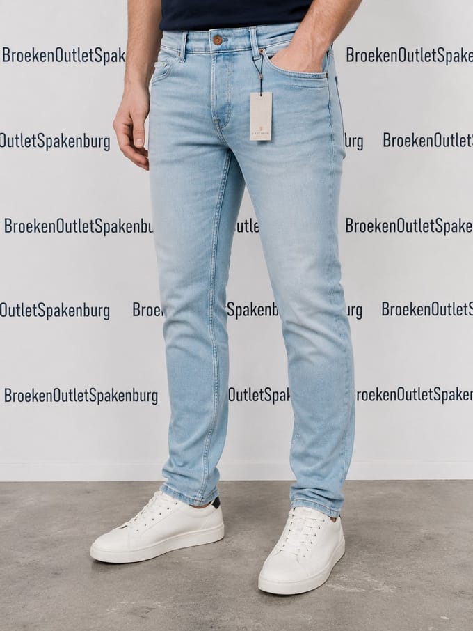 Cast Iron jeans 5-pocket regular lichtblauw - 3634