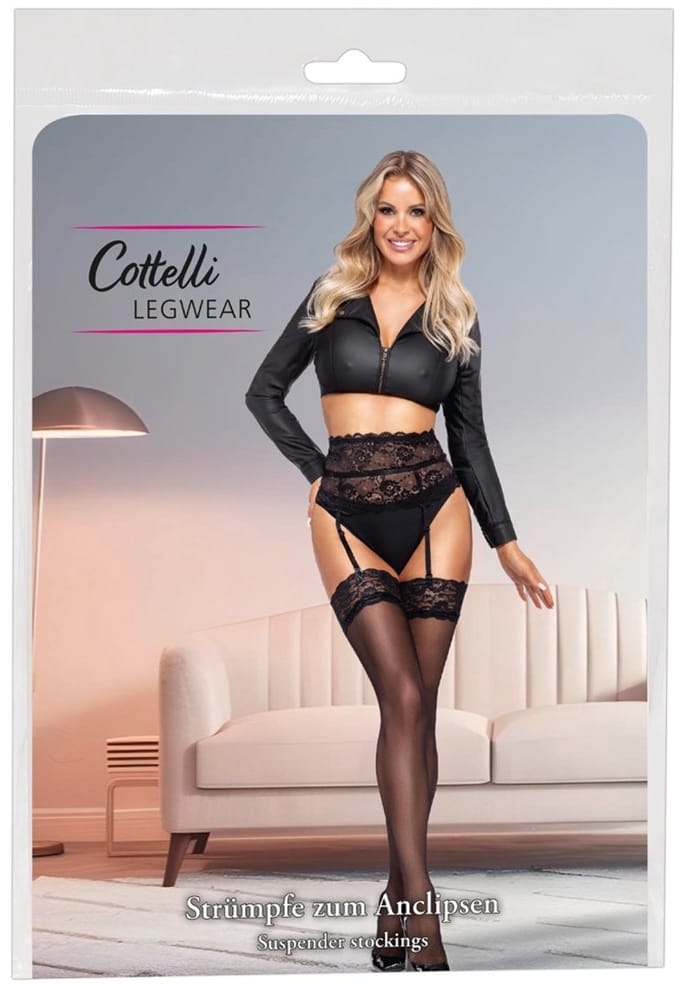 Cottelli Collection – Stockings – Zwart