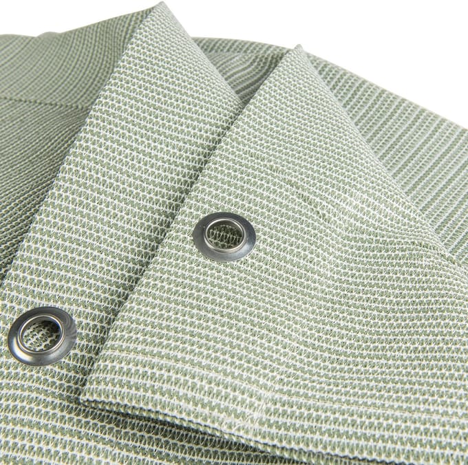 Harmonica schaduwdoek 290x300cm Moonstone Green - Exclusief Bevestigingsmateriaal