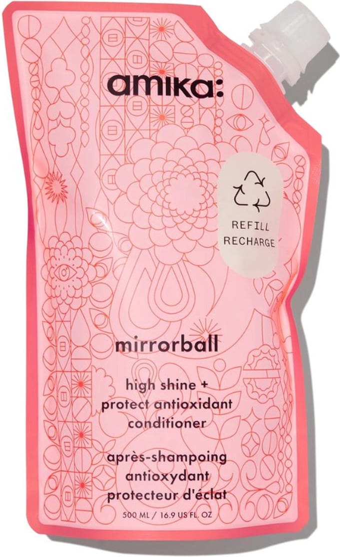 amika mirrorball high shine + protect antioxidant conditioner 500 ml