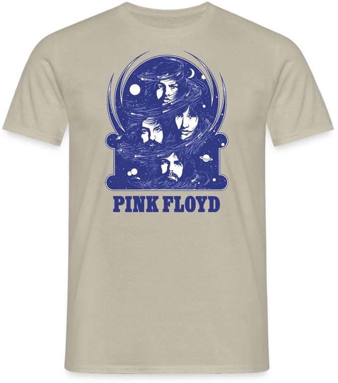 Pink Floyd Logo En Band T-Shirt Heren