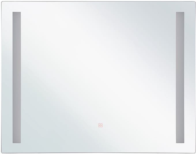 LIRAC - LED-spiegel - Zilver - Glas