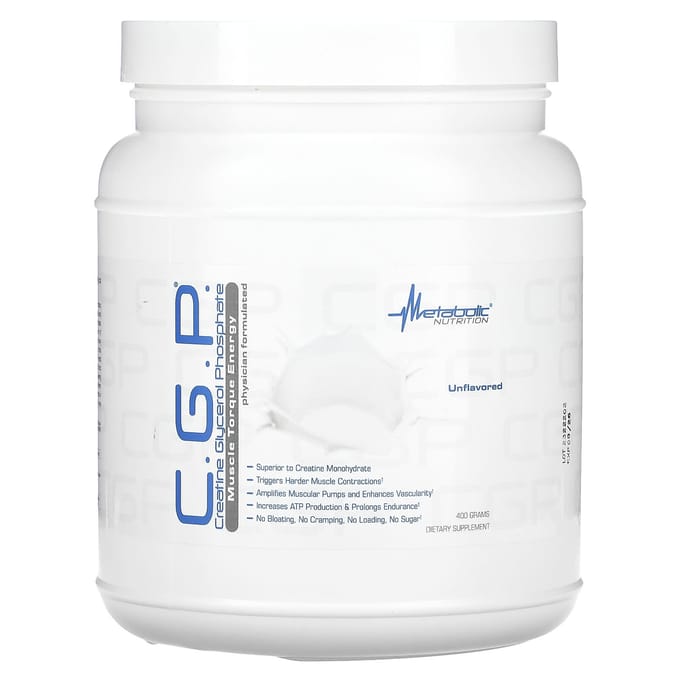 Metabolic Nutrition, CGP, Sans saveur, 400g