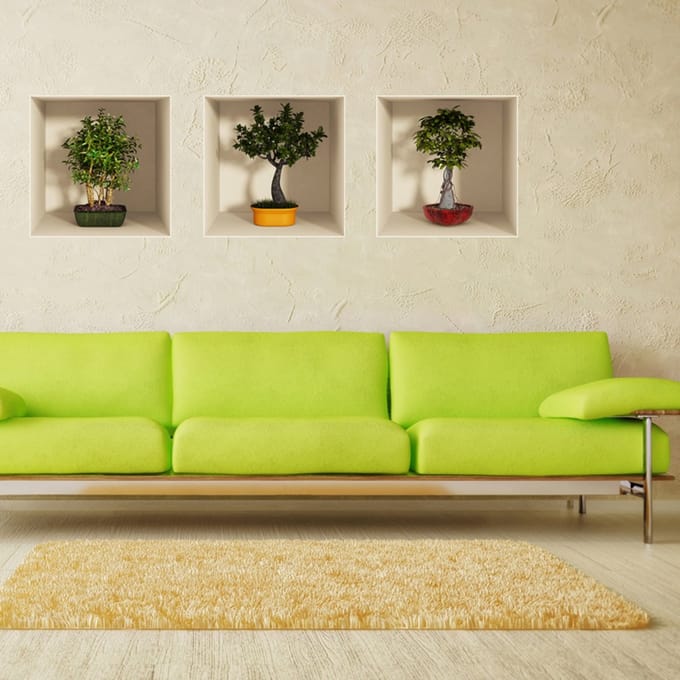 3D bonsai-effect sticker 30 x 90 cm
