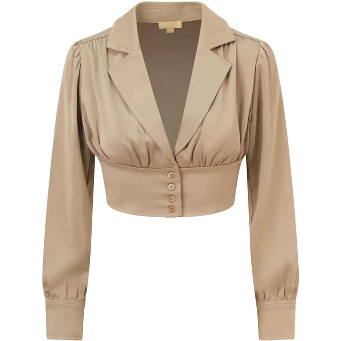 Korte Zijde Blouse Dames Balou