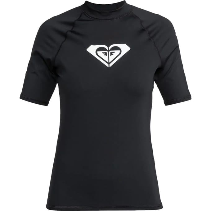 Surftop met korte mouwen voor dames Roxy Whole Hearted