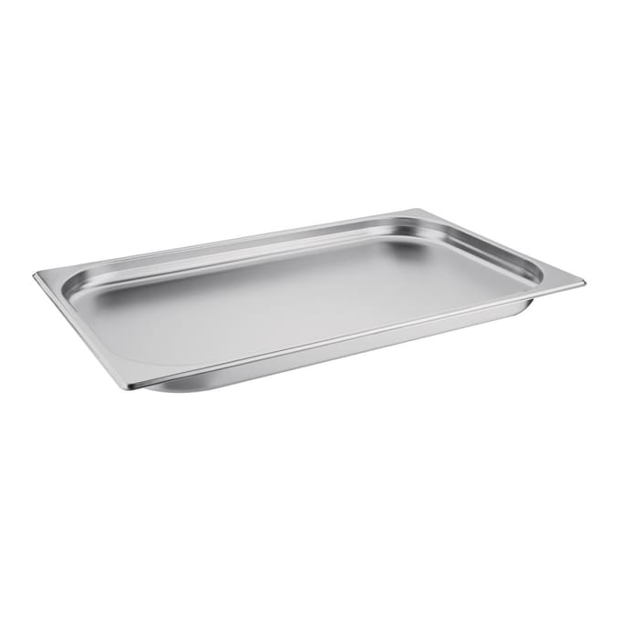 Vogue roestvrijstalen 1/1 gastronorm bak 20 mm