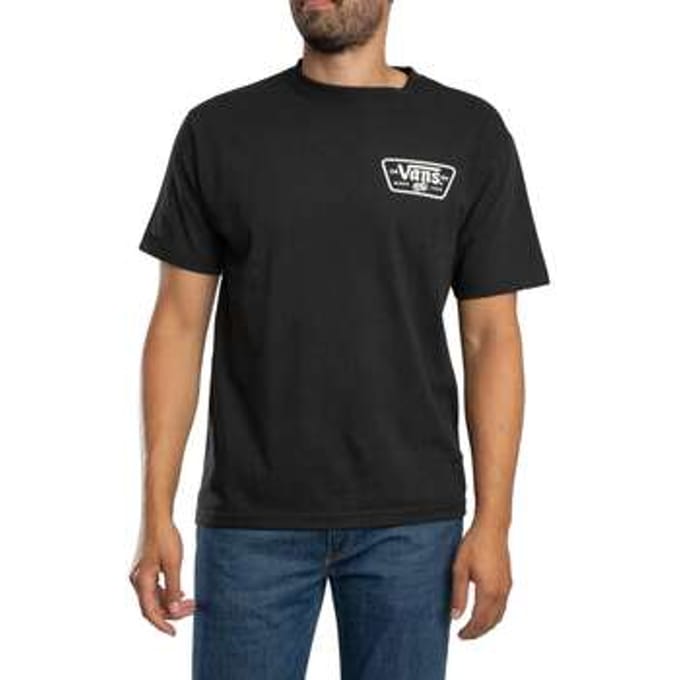 Vans T-Shirt Met Rugpatch, Zwart