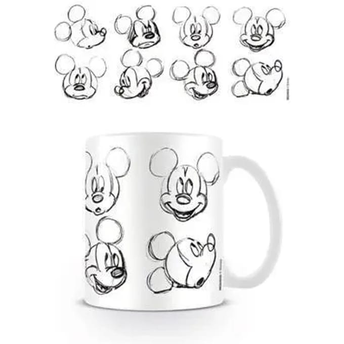 Mok voor kinderen Pyramid Mickey Sketch Faces /2
