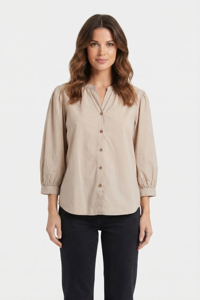 Knitted Koby Blouse Sand Taglia: S | Magliette intime Outlet | Donna | Marrone