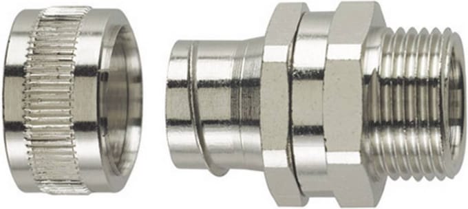 HellermannTyton 166-30402 SC16-SM-M16 Slangbevestiging Metaal M16 13 mm Recht 1 stuk(s)