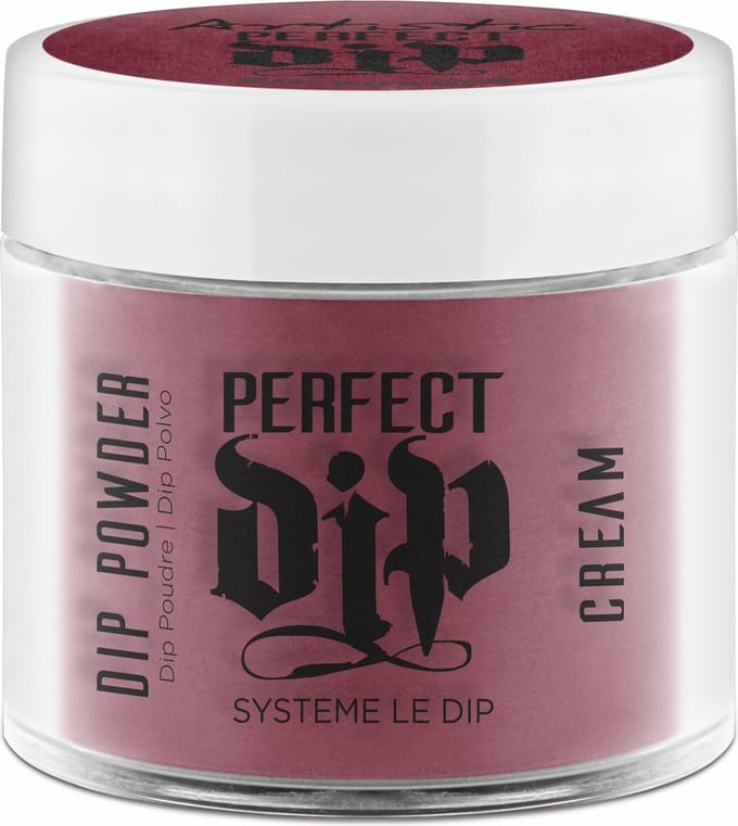 Artistic Nail Design Perfect Dip Poeder 'SPICY BY NATURE' (Donker Rood Créme)