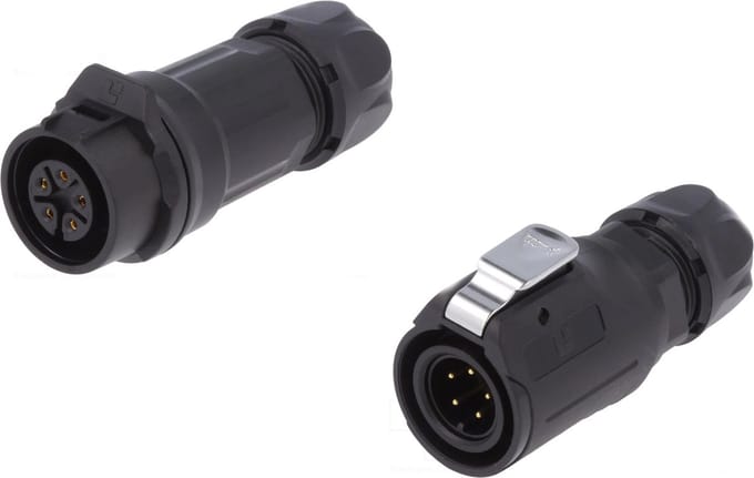 400V kabelverbinder - Male + Female - 5-aderig - IP67