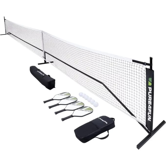 Pure4Fun - Pop-up pickleball set - Inclusief net
