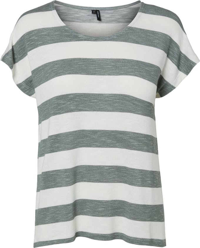 VERO MODA VMWIDE STRIPE S/L TOP GA NOOS Dames Top  - Maat XL