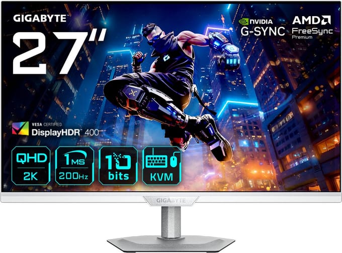 GIGABYTE M27Q2 QD ICE computermonitor 68,6 cm 27 2560 x 1440 pixels Quad HD LED wit