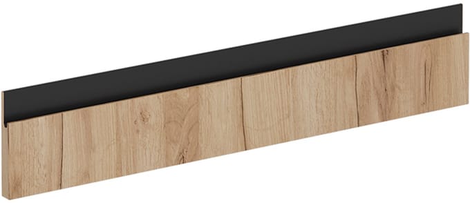 Vicco R-Line Keukenfront – 59.6 x 11.2 cm meubelfront voor de ovenombouwkast Krachtige eik goud