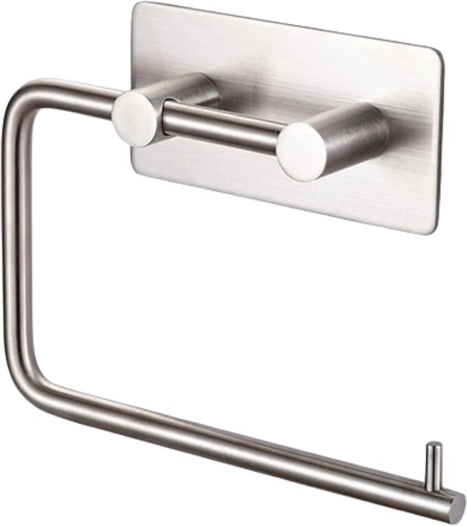 EAVY WC rolhouder Zonder Boren - Zelfklevend - Toiletrolhouder - RVS