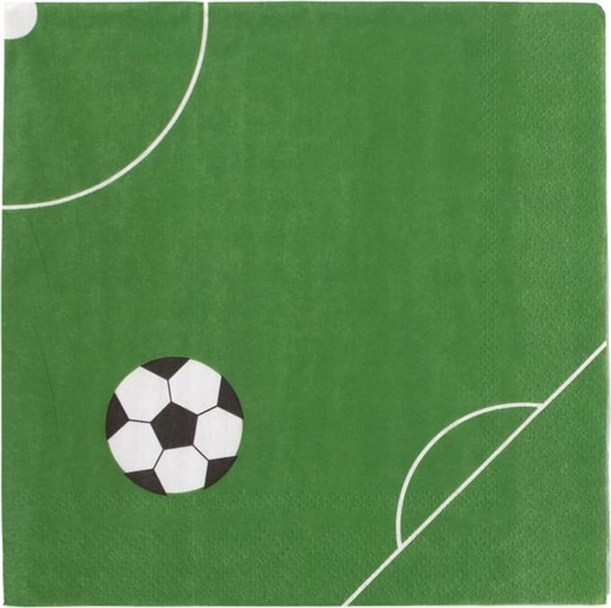 Servetten voetbal 20 stuks