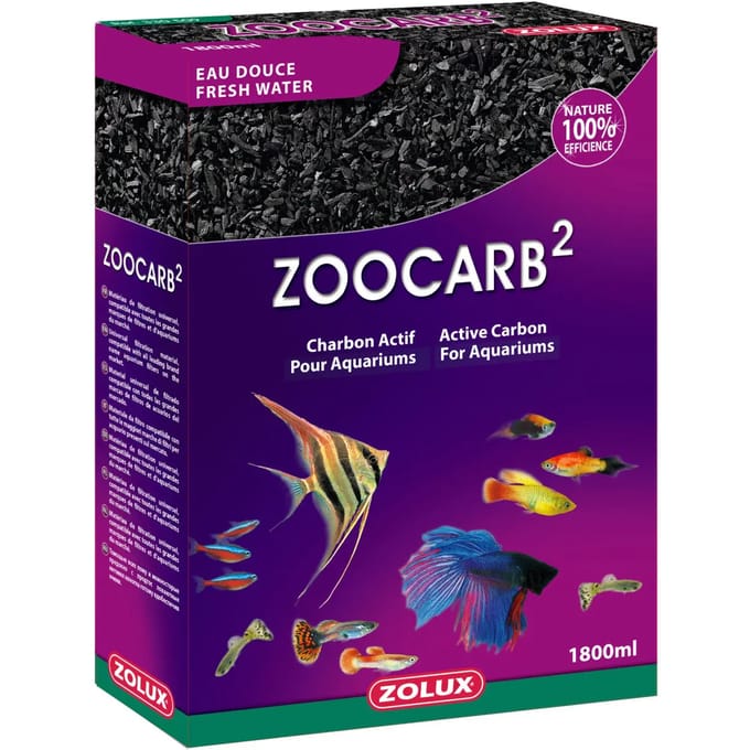 Houtskool filtrerend aquarium Zolux Zoocarb