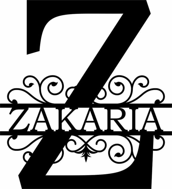 Wanddecoratie | Gepersonaliseerde letters A t/m Z - M (20cm)