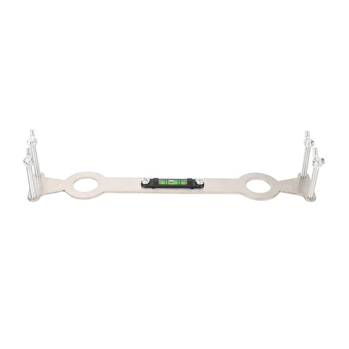 2 Jeu Niveau à Bulle pour Tuyaux d'Eau Chaude et Froide Haute Précision Réglable Polyvalent Niveau Fixe pour Tuyaux white