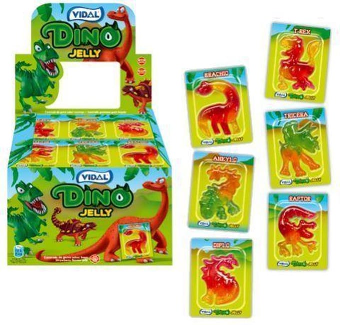 Vidal Dino's in blister - 66 stuks