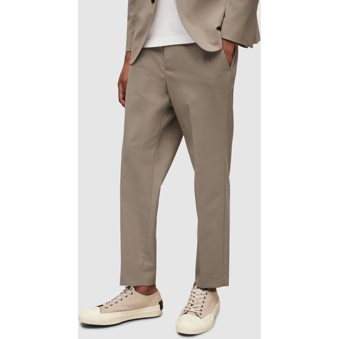 AllSaints Capulet Trouser Stone Maat: W30 | Tailored Broeken Outlet | Heren | Beige