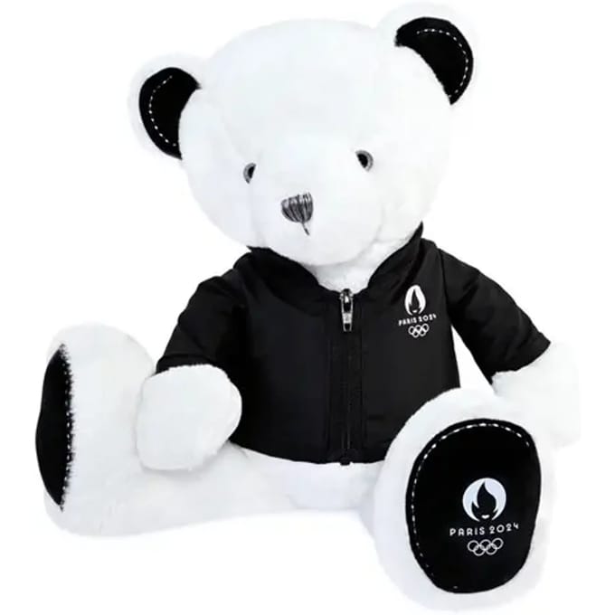 Teddybeer met jas parijs 2024 premium 37 cm