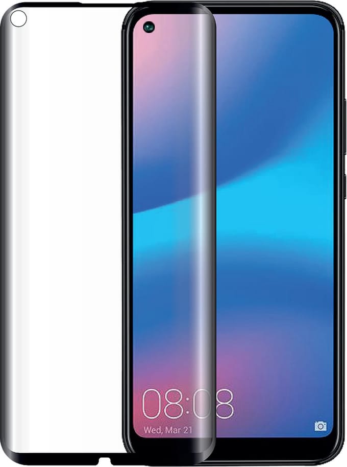 Bigben Connected, Screenprotector geschikt voor Huawei P20 Lite 2019 - Anti-Scratch & Anti-Fingerprint, Transparant