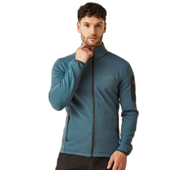 Jas Wandelen Heren Textuur Zipper Aldean