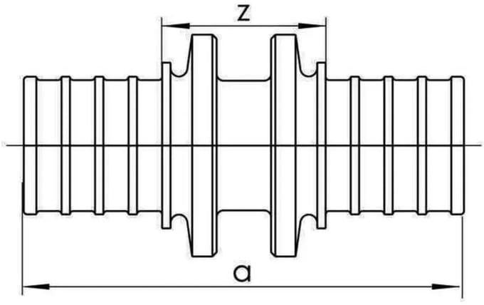REHAU Koppeling SDR 11 RX 75 - 75, 12676111001